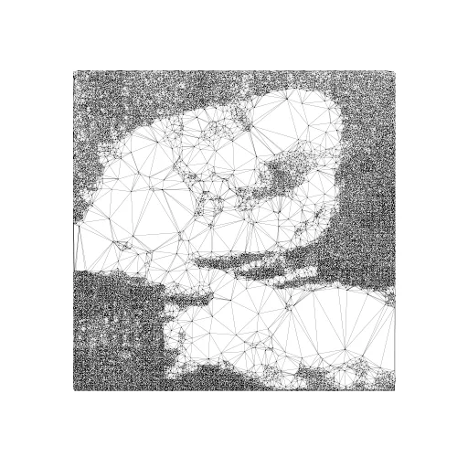 Granulone — generative wireframe artwork of the open-source granular synthesizer